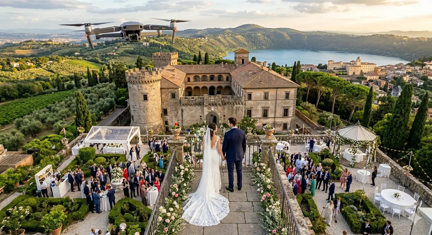 Il drone al tuo matrimonio: cosa sapere e cosa non fare