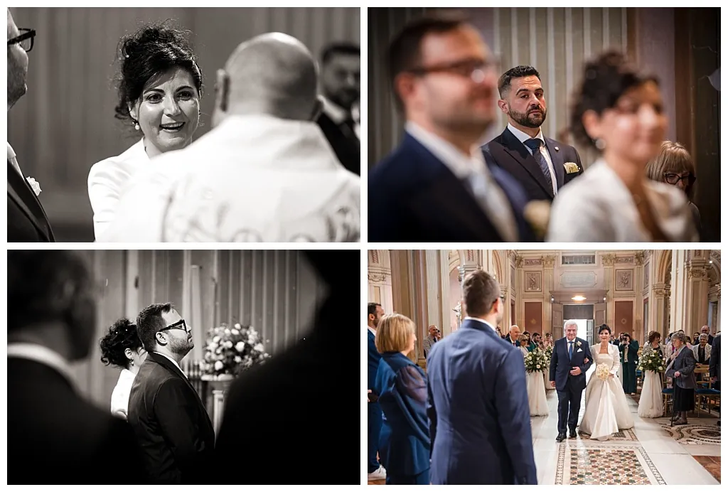 Lo scambio degli anelli di Davide e Chiara — matrimonio Roma